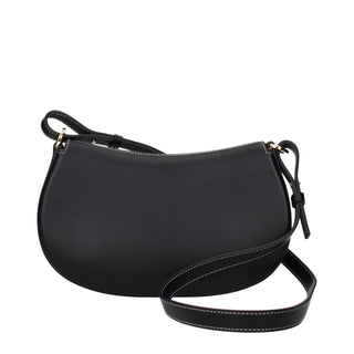 Valentino Garavani Black Leather Shoulder Bag