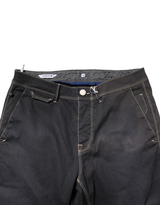 Jeckerson Dark Gray Mid Waist Skinny Fit Men Denim Trouser Jeans