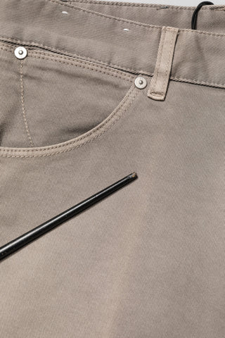 PT Torino Brown Bull Denim Reggae Mastice Straight Trouser Jeans