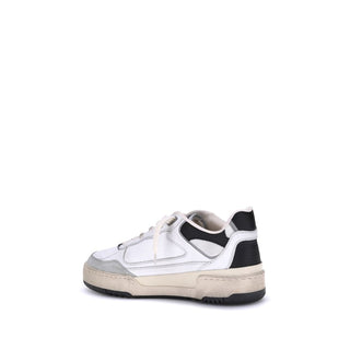 Golden Goose White Calf Leather Bos Taurus Chunky Sneakers