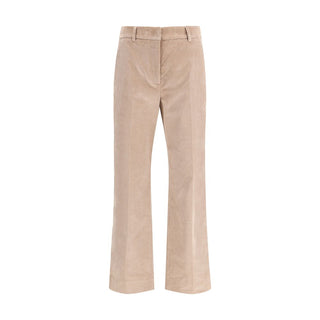Max Mara Beige Cotton Casual Pants