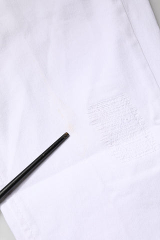 Briglia 1949 White Cotton Straight Fit Men Denim Trouser Jeans