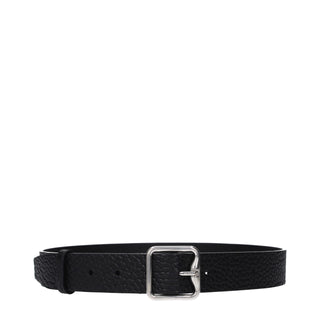 Burberry Black Leather Regular Belt