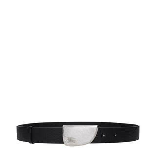 Burberry Black Leather Regular Belt