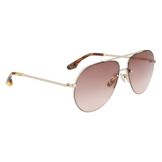 Victoria Beckham Gold Metal Sunglasses