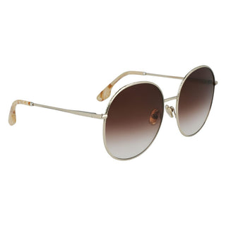 Victoria Beckham Gold Metal Sunglasses