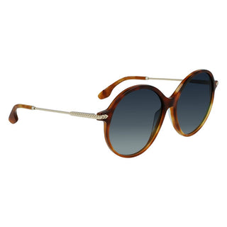 Victoria Beckham Brown Acetate Sunglasses
