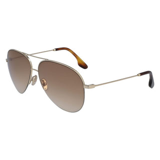 Victoria Beckham Gold Metal Sunglasses
