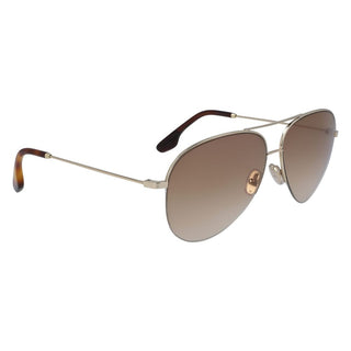 Victoria Beckham Gold Metal Sunglasses