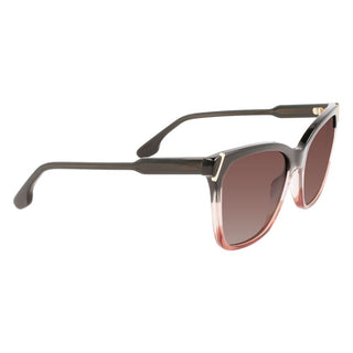 Victoria Beckham Gray Acetate Sunglasses