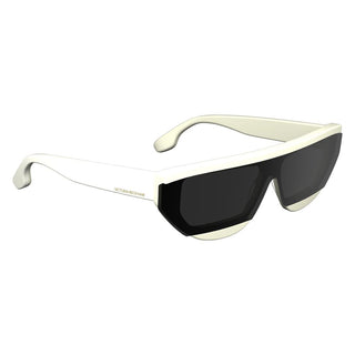 Victoria Beckham White Acetate Sunglasses
