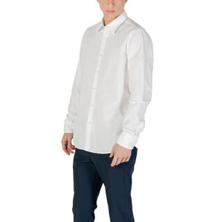 Hugo Boss White Cotton Dress Shirt