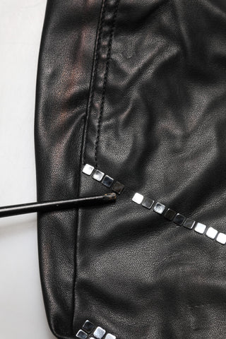 Philosophy di Lorenzo Serafini Black Embellished Tapered  Pants