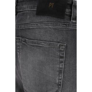PT Torino Black Cotton Jeans Denim