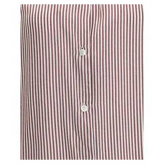 Kristina Ti Bordeaux Viscose Pattern Shirt