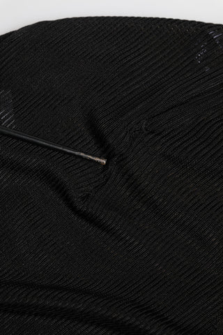 Dolce & Gabbana Black Viscose Turtle Neck Pullover Top