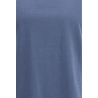 Brunello Cucinelli Blue Cotton T-Shirt