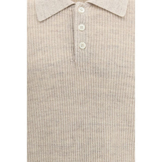 Brunello Cucinelli Beige Cotton Sweatshirt