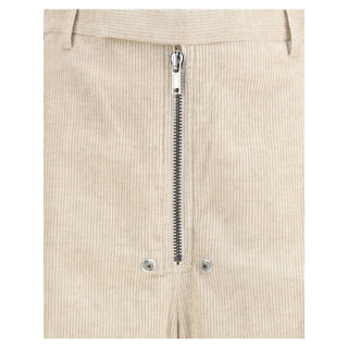 Rick Owens Beige Cotton Casual Pants