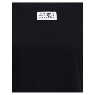 MM6 Black Cotton T-Shirt