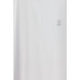 Brunello Cucinelli White Cotton T-Shirt