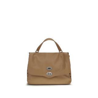 Zanellato Brown Calf Leather Bos Taurus Shoulder Bag