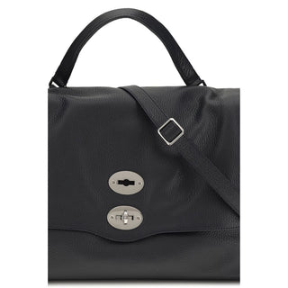 Zanellato Blue Calf Leather Bos Taurus Shoulder Bag