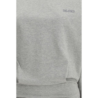 The Attico Gray Cotton Casual Dress