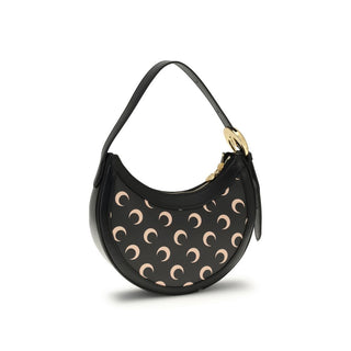 Marine Serre Black Polyethylene Shoulder Bag