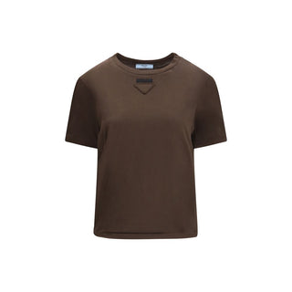 Prada Brown Cotton T-Shirt