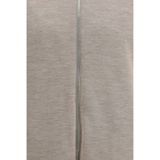 Brunello Cucinelli White Polyamide Full-Length Jacket