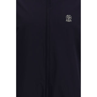 Brunello Cucinelli Blue Polyamide Shell Jacket