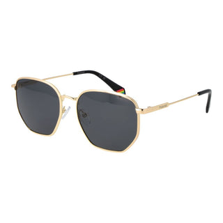 Polaroid Gold Metal Sunglasses