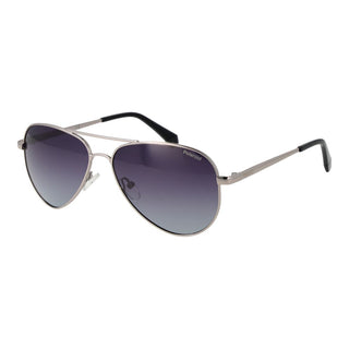 Polaroid Silver Metal Sunglasses
