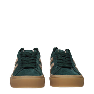 Moncler Green Leather Sneakers