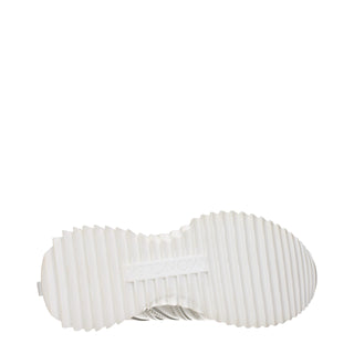 Moncler Beige Leather Low Top Sneakers