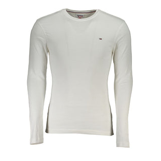 Tommy Hilfiger Bianco Cotton Men T-Shirt