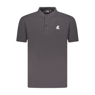 U.S. Grand Polo Black Cotton Polo Shirt