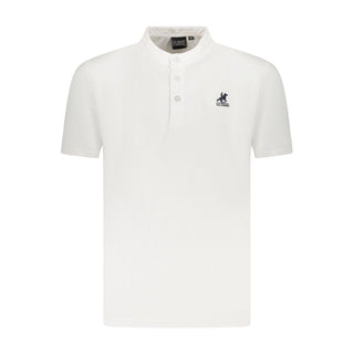 U.S. Grand Polo White Cotton Polo Shirt