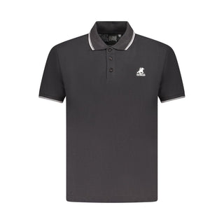 U.S. Grand Polo Black Cotton Mens Polo Shirt