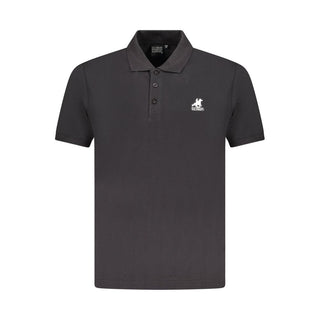 U.S. Grand Polo Black Cotton Men Polo Shirt