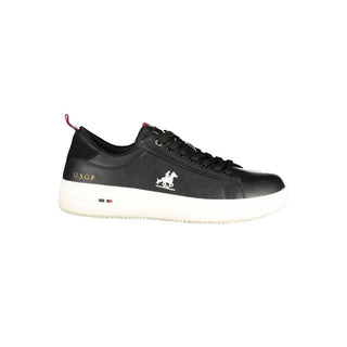 U.S. Grand Polo Black Polyester Men Sneaker