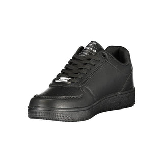 Gas Black Polyurethane Women Sneaker