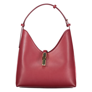 Furla Rosso Pelle Women Handbag