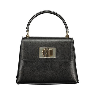 Furla Nero Leather Woman Handbag