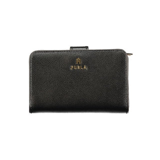Furla Black Leather Women Wallet