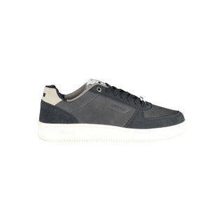 Gas Blue Polyester Men Sneaker