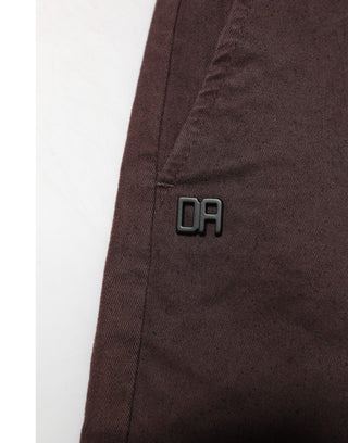 Daniele Alessandrini Brown Cotton Mid Waist Skinny Men Denim  Jeans