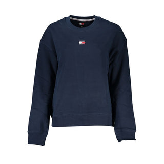 Tommy Hilfiger Blue Cotton Women Sweatshirt