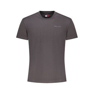 Tommy Hilfiger Grigio Cotton Men T-Shirt